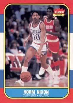 1986-87 Fleer Norm Nixon #80 card image
