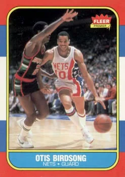 1986-87 Fleer Otis Birdsong #10 card image