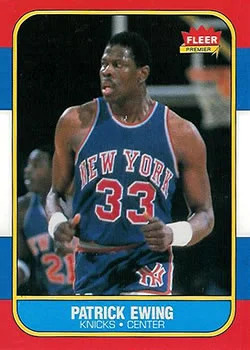 1986-87 Fleer Patrick Ewing #32 card image