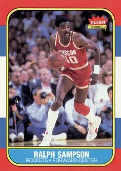 1986-87 Fleer Ralph Sampson #97 card image