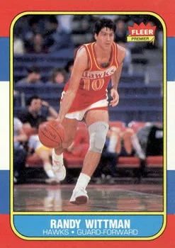1986-87 Fleer Randy Wittman #127 card image