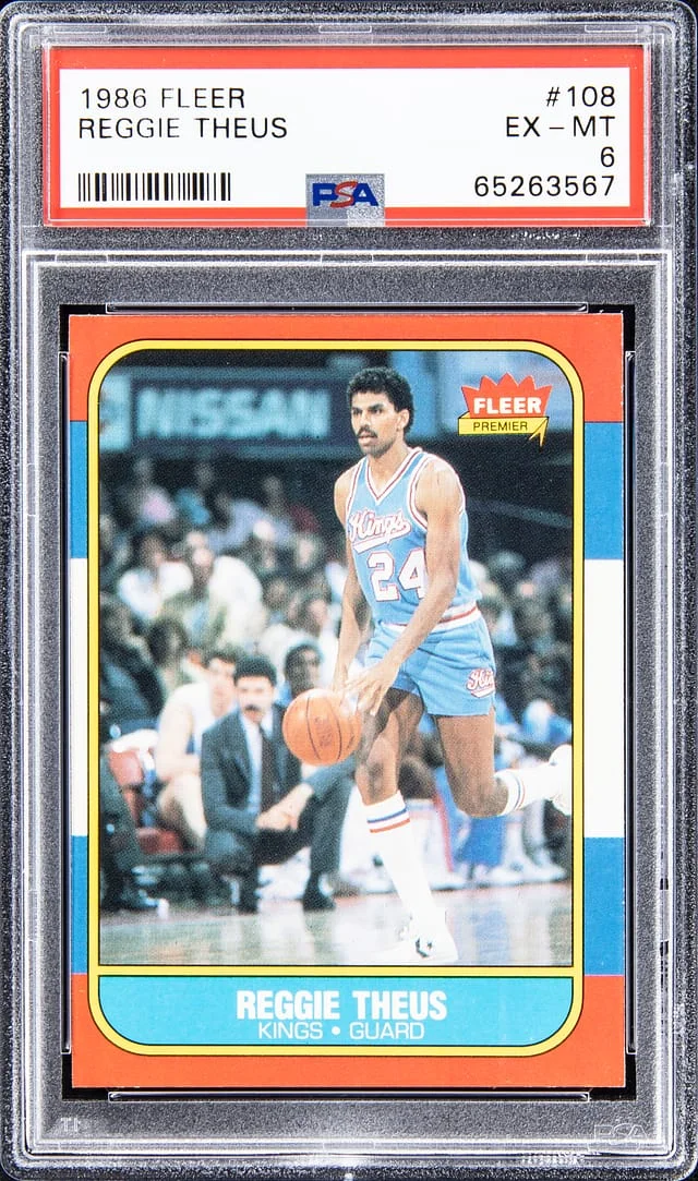 1986-87 Fleer Reggie Theus #111 card image