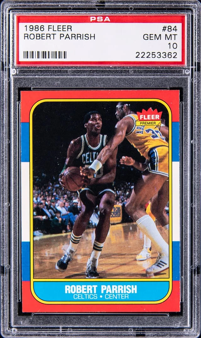 1986-87 Fleer Robert Parish #84 card image