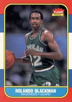 1986-87 Fleer Rolando Blackman #11 card image