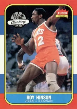 1986-87 Fleer Roy Hinson #46 card image