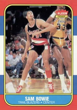 1986-87 Fleer Sam Bowie #13 card image