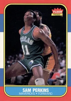 1986-87 Fleer Sam Perkins #86 card image