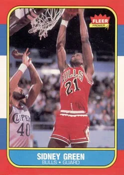 1986-87 Fleer Sidney Green #40 card image