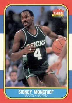 1986-87 Fleer Sidney Moncrief #75 card image