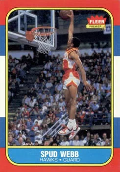1986-87 Fleer Spud Webb #120 card image