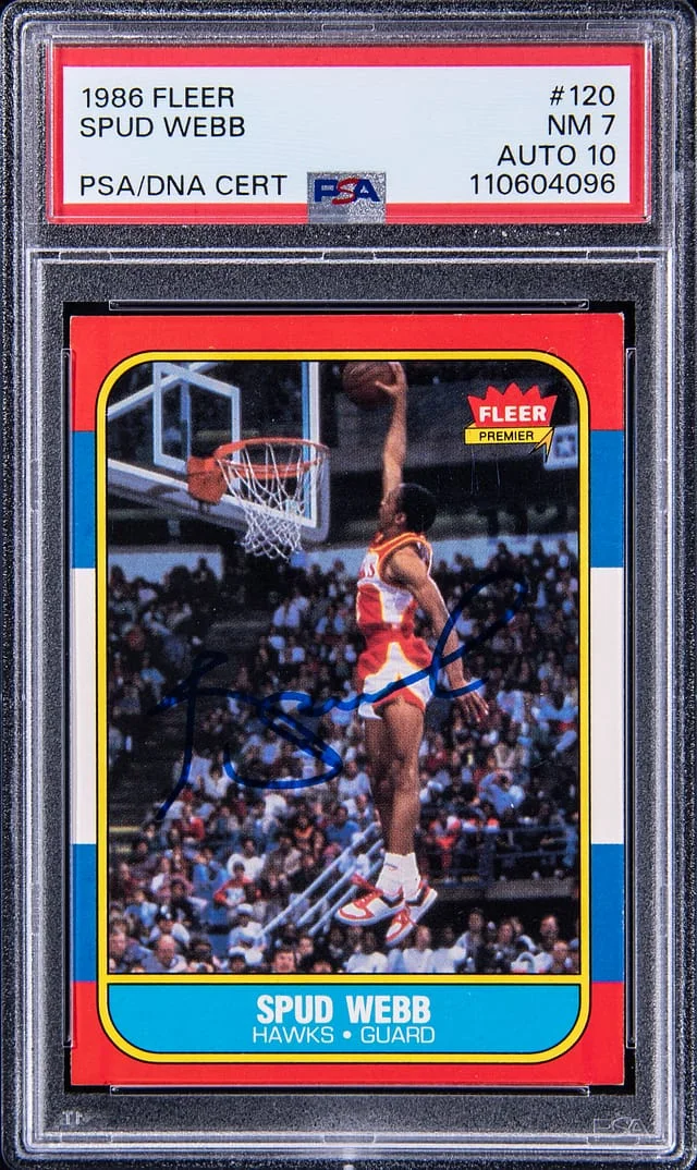 1986-87 Fleer Spudd Webb #120 card image
