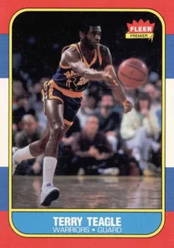 1986-87 Fleer Terry Teagle #107 card image