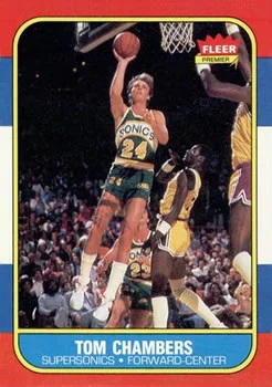 1986-87 Fleer Tom Chambers #15 card image