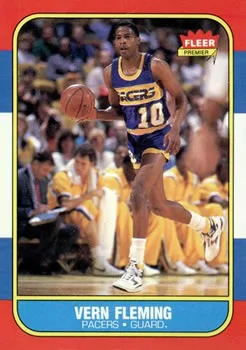 1986-87 Fleer Vern Fleming #33 card image