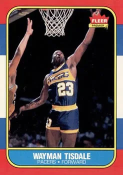 1986-87 Fleer Wayman Tisdale #113 card image