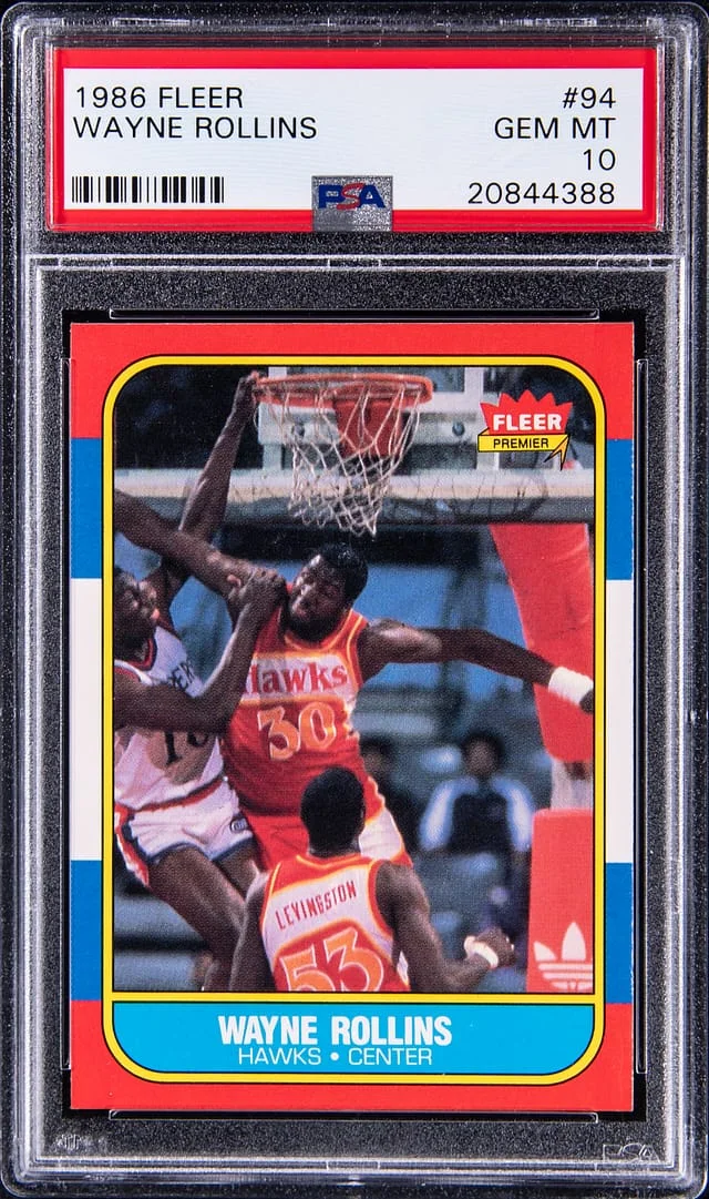 1986-87 Fleer Wayne (Tree) Rollins #94 card image