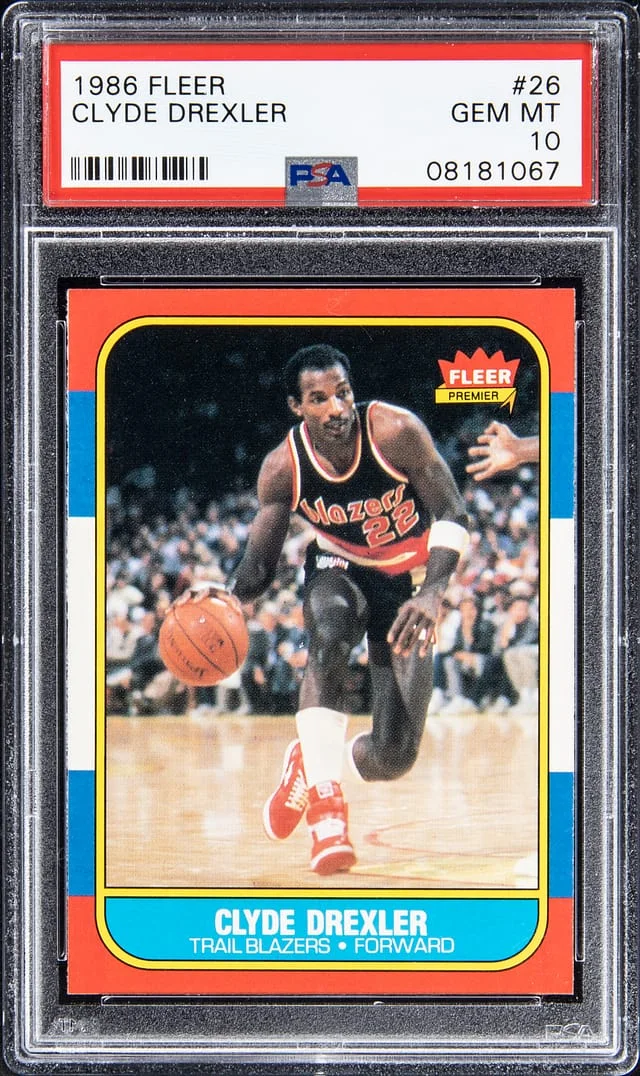 1986-87 Fleerq Clyde Drexler #26 card image