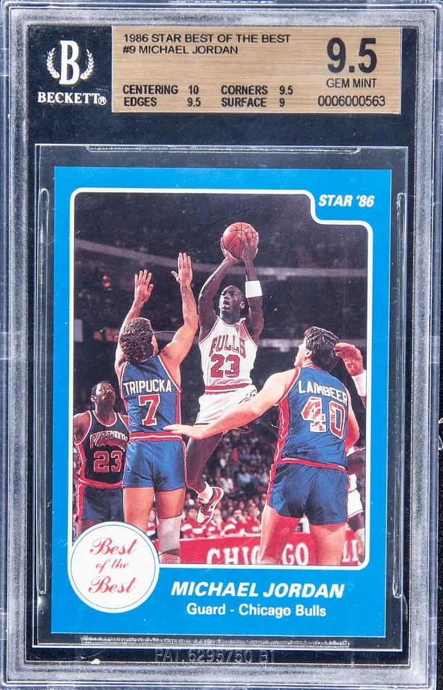 1986-87 Star Best of the Best Michael Jordan #7 card image