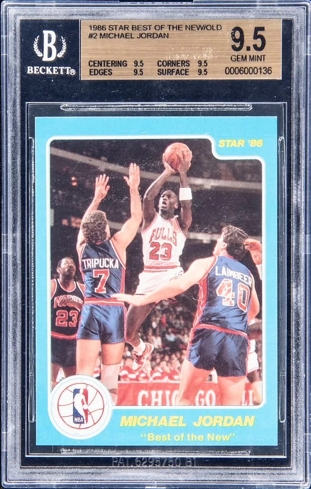 1986-87 Star Best Of The New Michael Jordan #2 card image