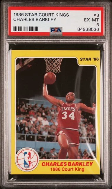 1986-87 Star Court Kings Charles Barkley #3 card image