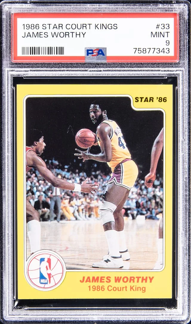1986-87 Star Court Kings James Worthy #33 card image