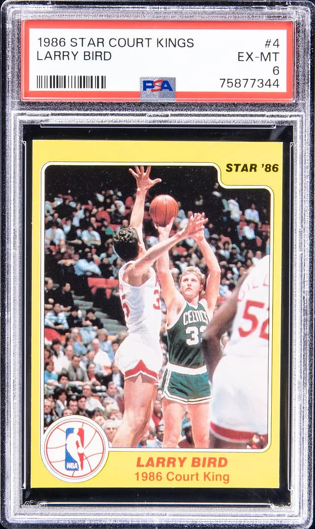 1986-87 Star Court Kings Larry Bird #4 card image