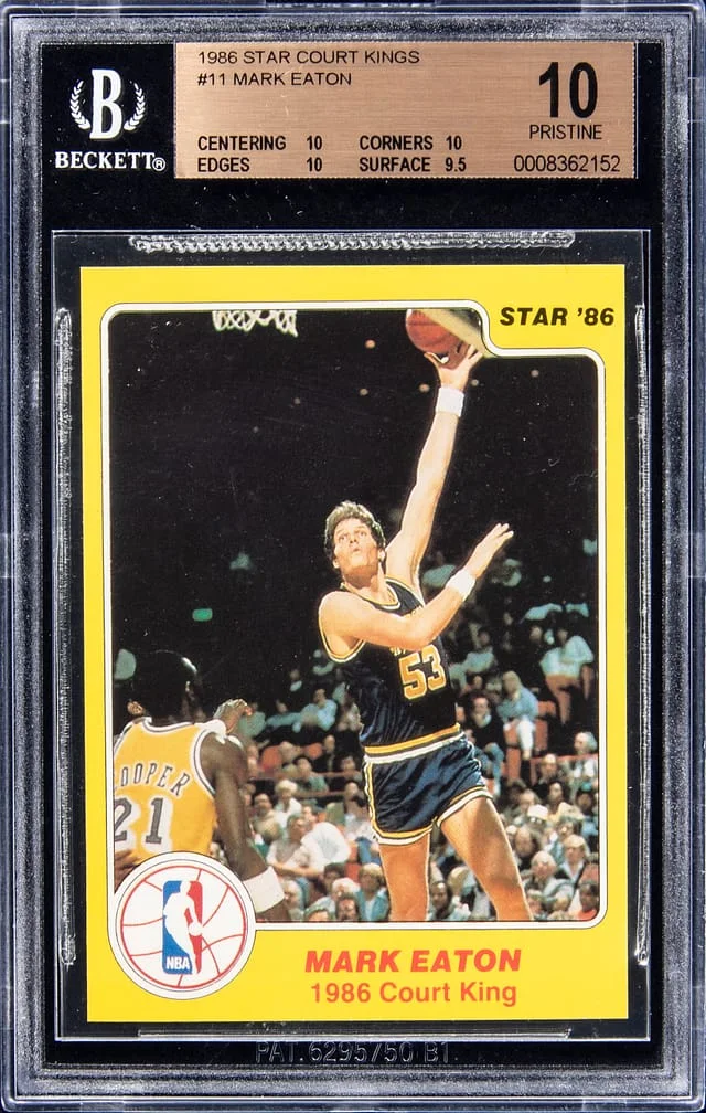 1986-87 Star Court Kings Mark Eaton #11 card image