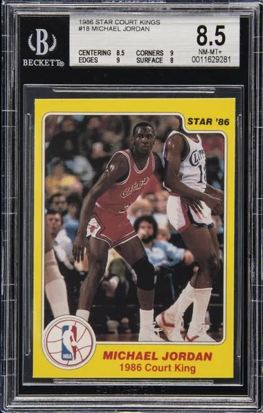 1986-87 Star Court Kings Michael Jordan #18 card image