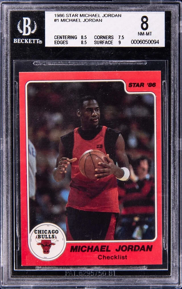 1986-87 Star Jordan Michael Jordan #1 card image