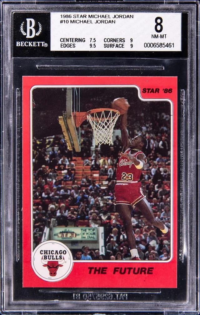 1986-87 Star Jordan Michael Jordan #10 card image