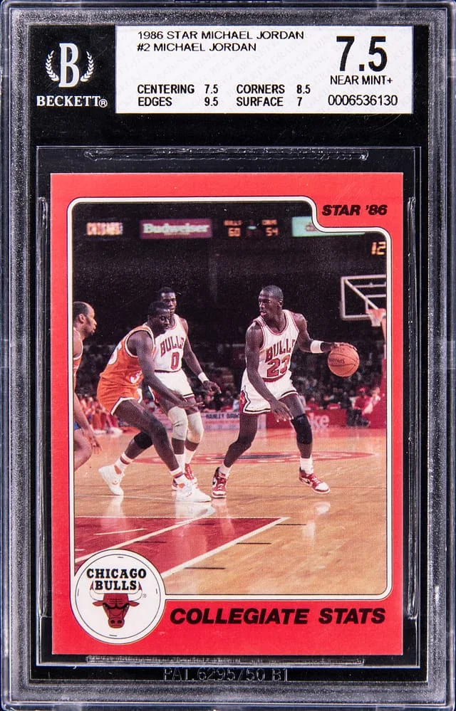 1986-87 Star Jordan Michael Jordan #2 card image