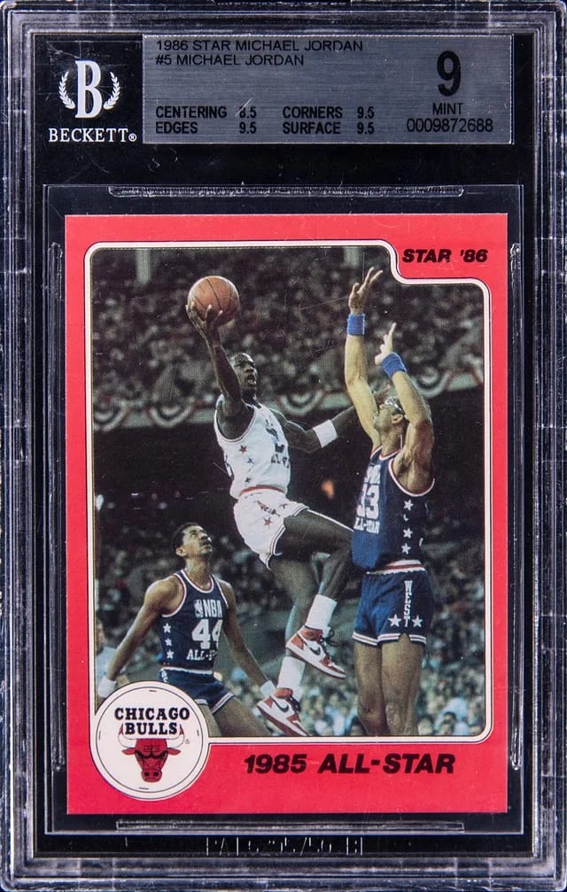 1986-87 Star Jordan Michael Jordan #5 card image