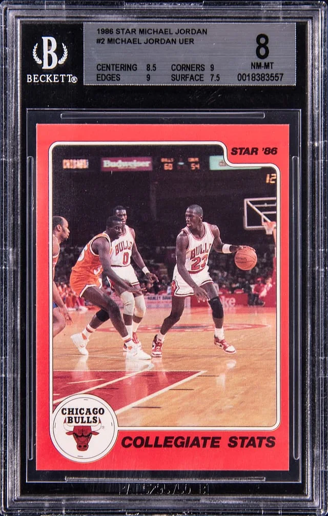 1986-87 Star Michael Jordan #2 card image