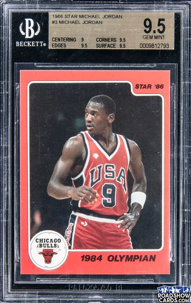 1986-87 Star Michael Jordan #3 card image