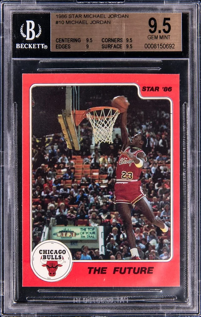 1986-87 Star Michael Jordan Michael Jordan #10 card image