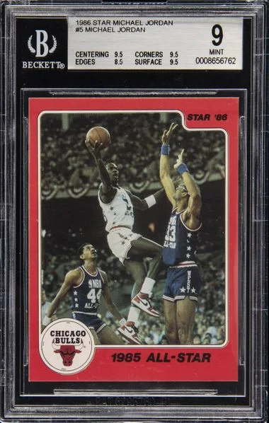 1986-87 Star Michael Jordan Michael Jordan #5 card image