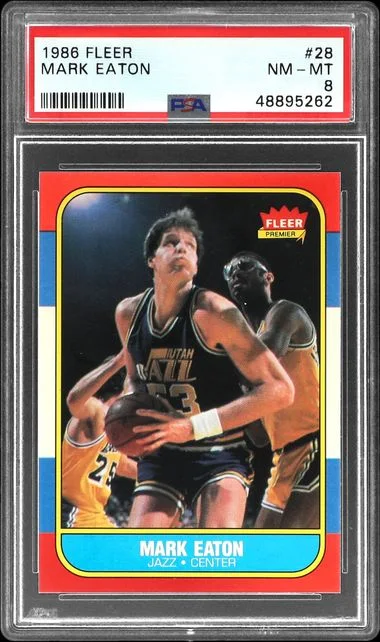1986-97 Fleer Mark Eaton #28 card image