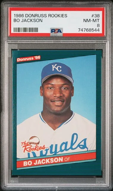 1986 Donruss Bo Jackson Rookies #38 card image