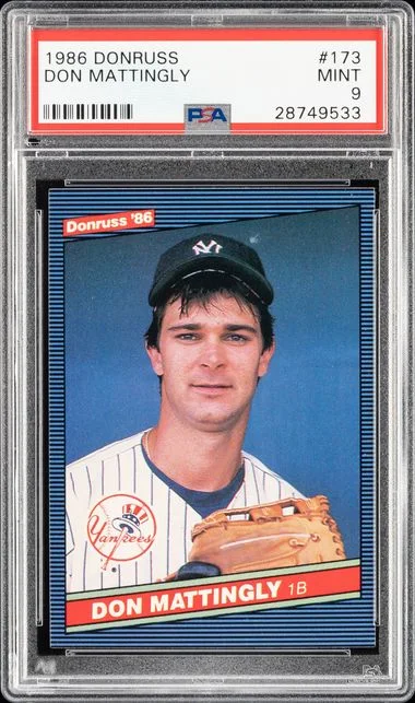 1986 Donruss Don Mattingly #173 card image