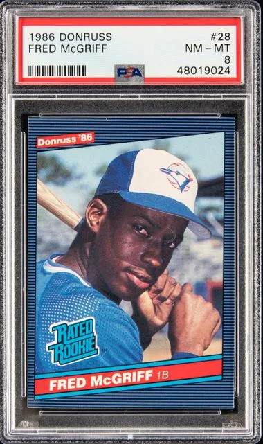 1986 Donruss Fred McGriff #28 card image