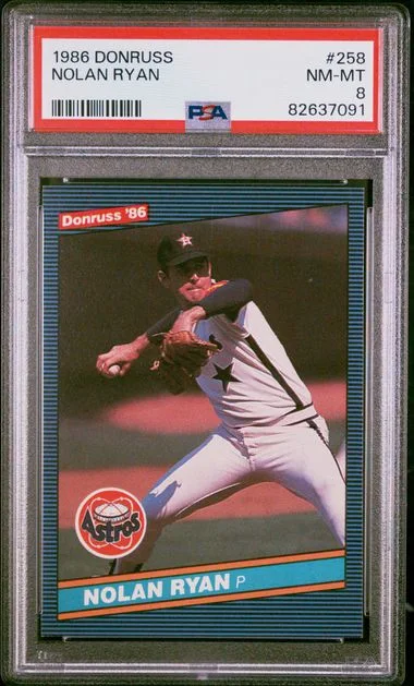 1986 Donruss Nolan Ryan #258 card image