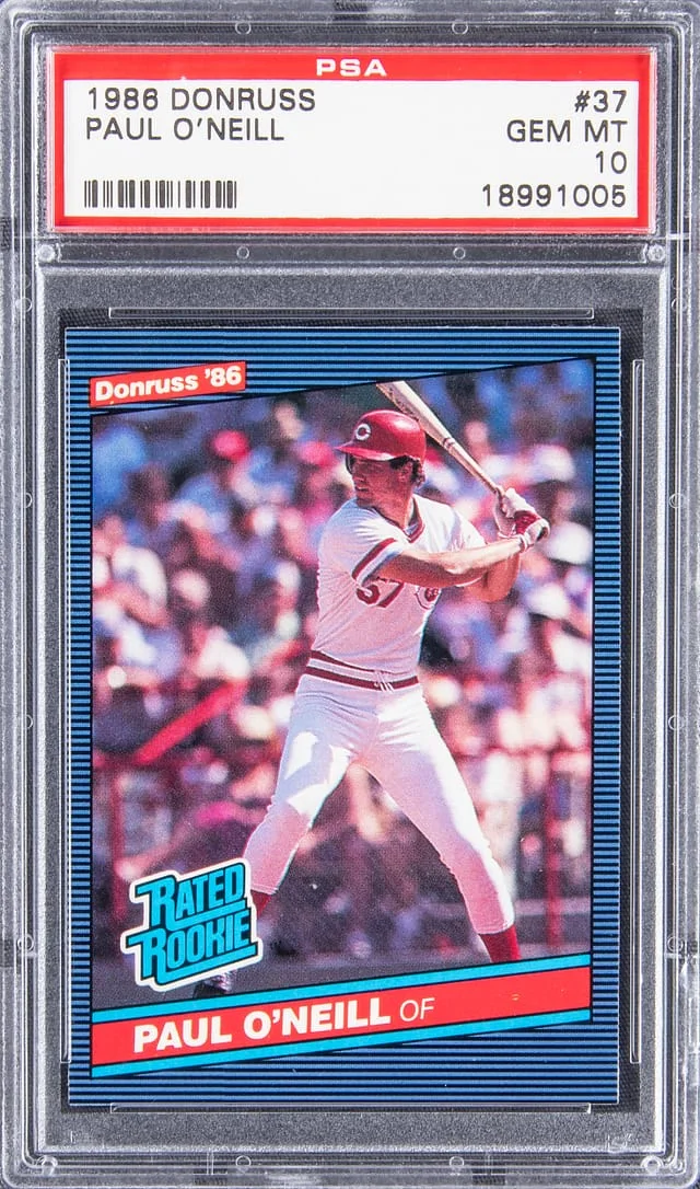1986 Donruss Paul O'Neill #37 card image