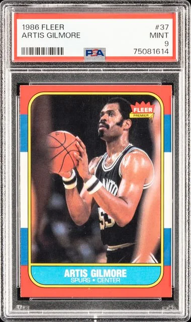 1986 Fleer Artis Gilmore #37 card image