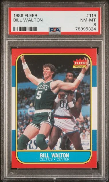 1986 Fleer Bill Walton #119 card image