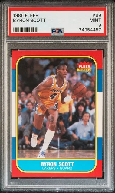 1986 Fleer Byron Scott #99 card image