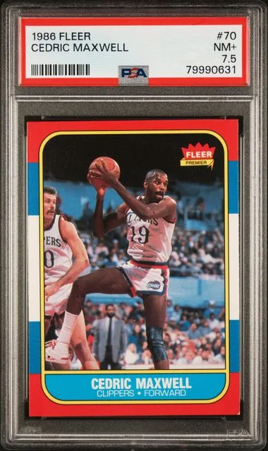 1986 Fleer Cedric Maxwell #70 card image