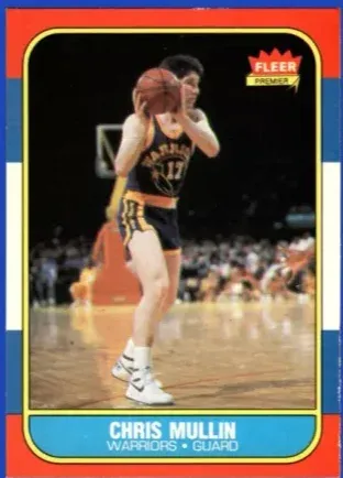 1986 Fleer Chris Mullin #77 card image