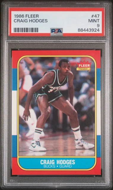 1986 Fleer Craig Hodges #47 card image