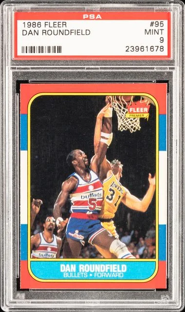 1986 Fleer Dan Roundfield #95 card image