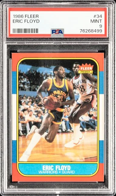 1986 Fleer Eric Floyd #34 card image